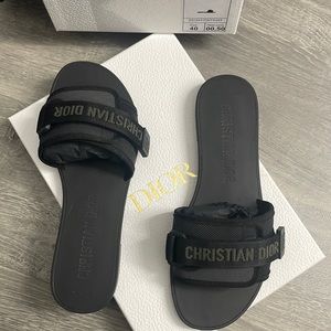 Dior evolution slide sandals